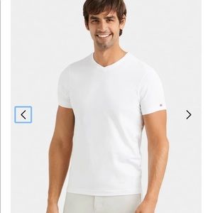 Rhone Element Tee - V neck - White